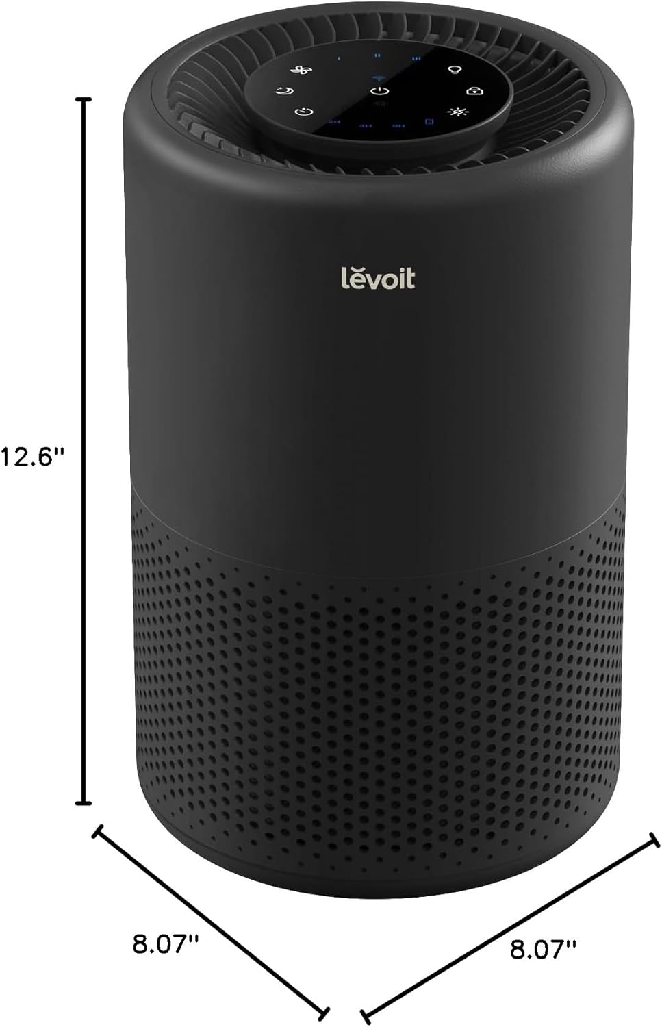 LEVOIT Air Purifier for Home Bedroom, Smart WiFi Alexa Control, Covers up to 916 Sq.Foot, 3 in 1 Filter for Allergies, Pollutants, Smoke, Dust, 24dB Quiet for Bedroom, Core 200S-P, White