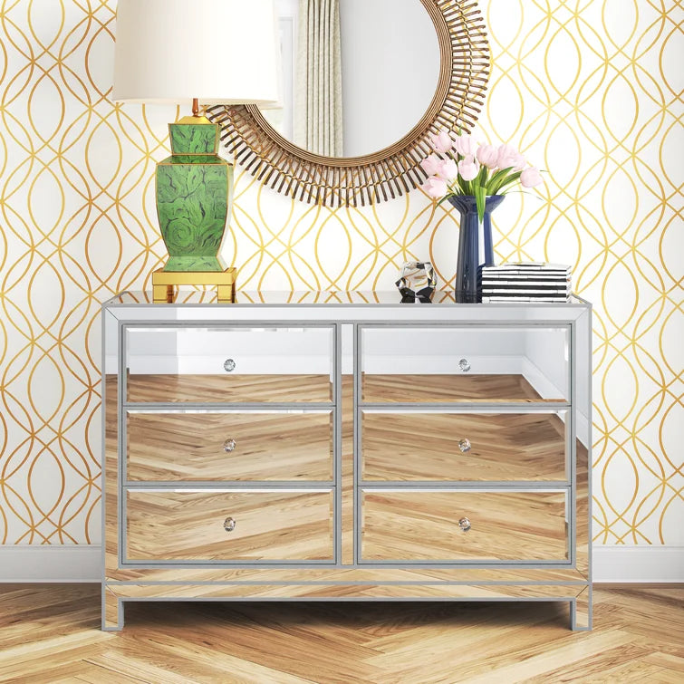Fairgrove 6 Drawer 48'' W Double Dresser
