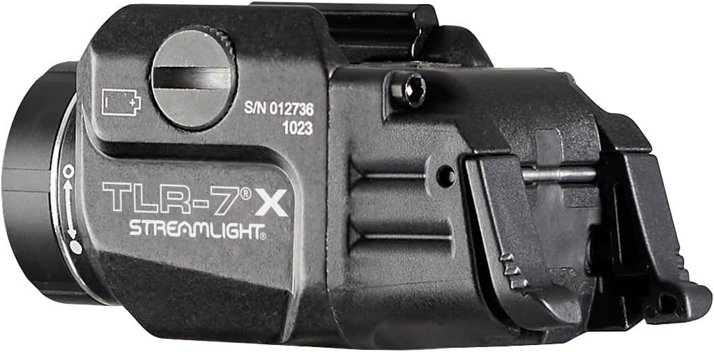 Streamlight 69456 TLR-7 X USB 500-Lumen Compact Tactical Weapon Light with High & Low Paddle Switches and Key Kit, Flat Dark Earth