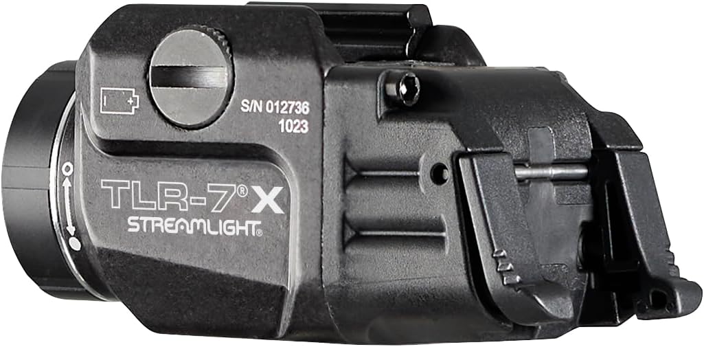 Streamlight 69456 TLR-7 X USB 500-Lumen Compact Tactical Weapon Light with High & Low Paddle Switches and Key Kit, Flat Dark Earth
