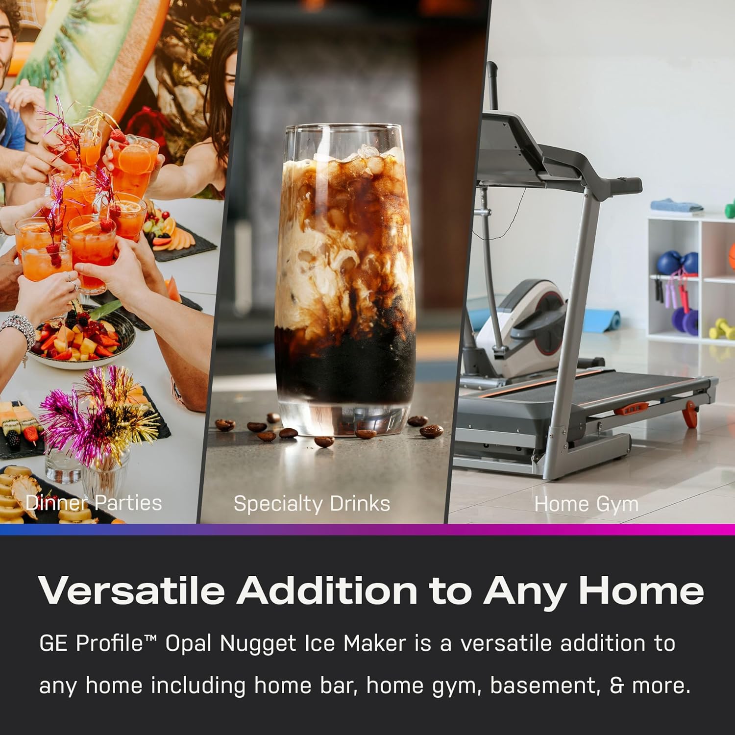 Opal 2.0 with 0.75 Gallon Tank, Chewable Crunchable Countertop Nugget Ice Maker, Scoop included, 38 lbs in 24 hours, Pellet Ice Machine with WiFi & Smart Connected, Stainless Steel