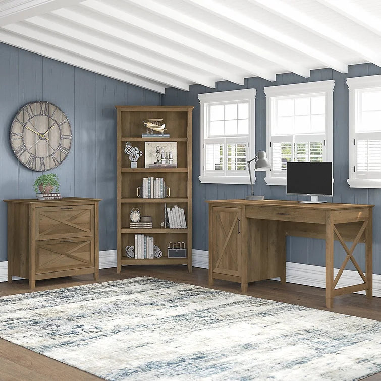 Huckins 3 Piece Rectangular Computer Desk Office Set