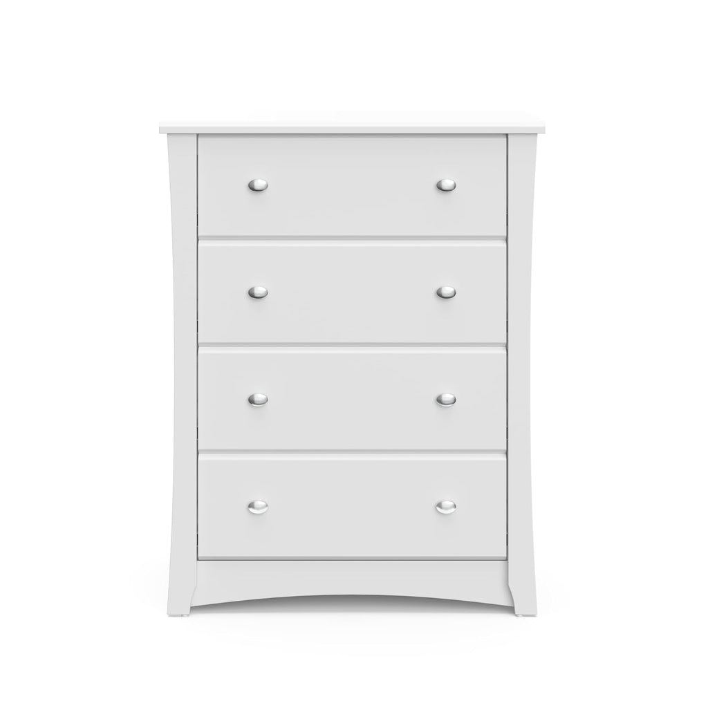 Storkcraft Crescent 6 Drawer Double Dresser (Pebble Gray) – GREENGUARD Gold Certified, For Nursery, Dresser, Kids Nursery Organizer, Chest of Drawers