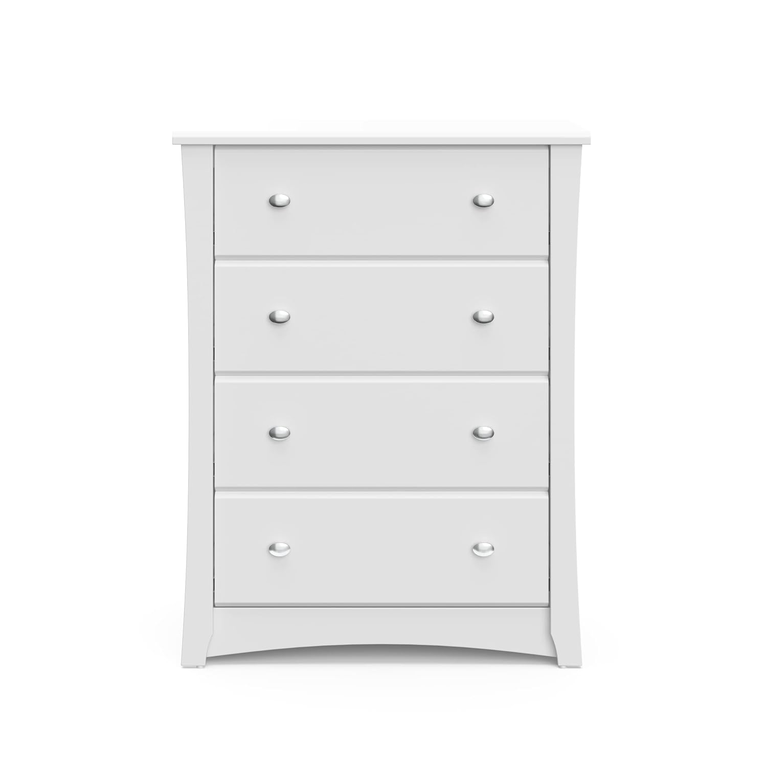 Storkcraft Crescent 6 Drawer Double Dresser (Pebble Gray) – GREENGUARD Gold Certified, For Nursery, Dresser, Kids Nursery Organizer, Chest of Drawers