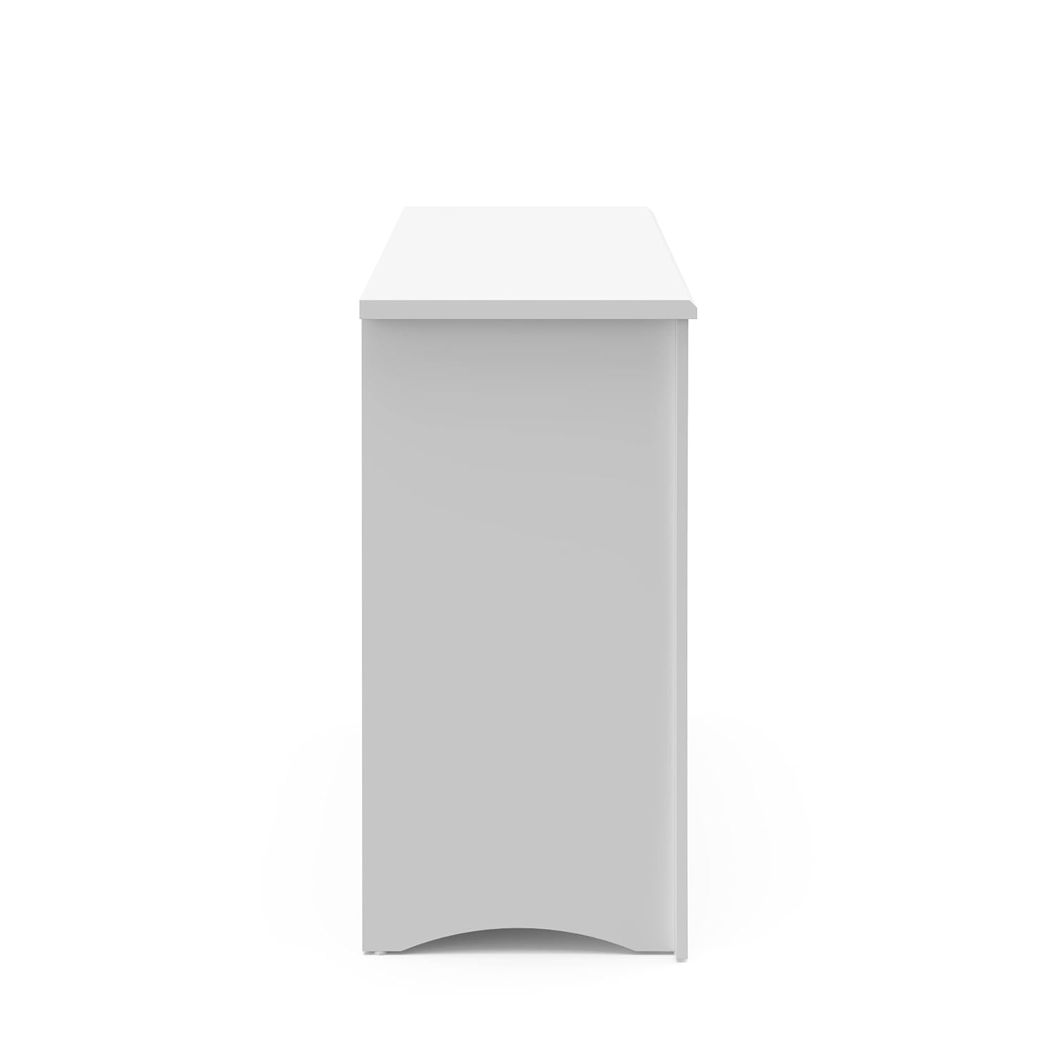 Storkcraft Crescent 6 Drawer Double Dresser (Pebble Gray) – GREENGUARD Gold Certified, For Nursery, Dresser, Kids Nursery Organizer, Chest of Drawers