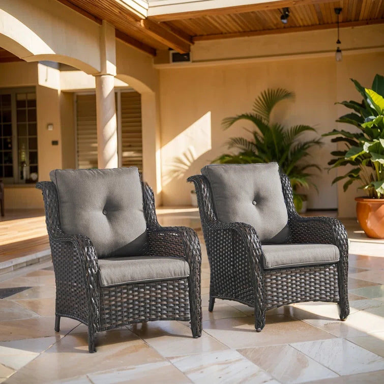 Bonia Wicker Rattan Outdoor Chairs