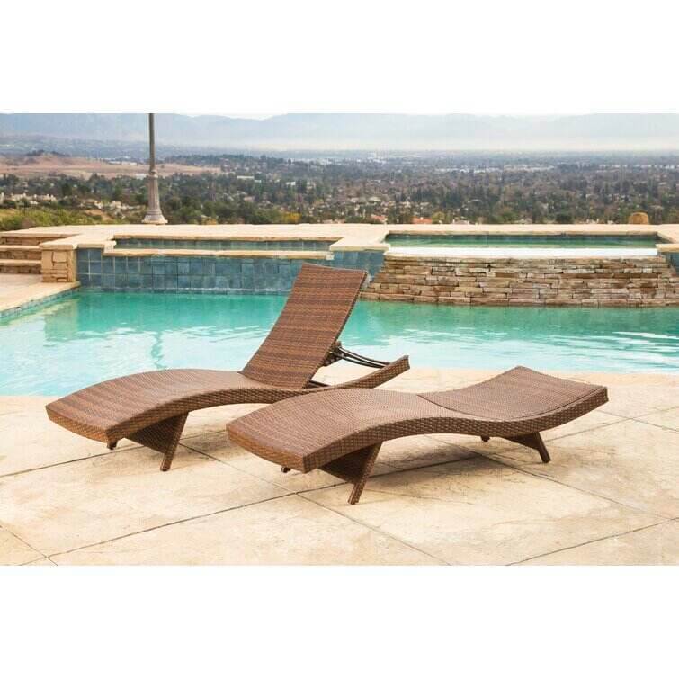 Mirabel 79'' Long Reclining Single Chaise (Set of 2)