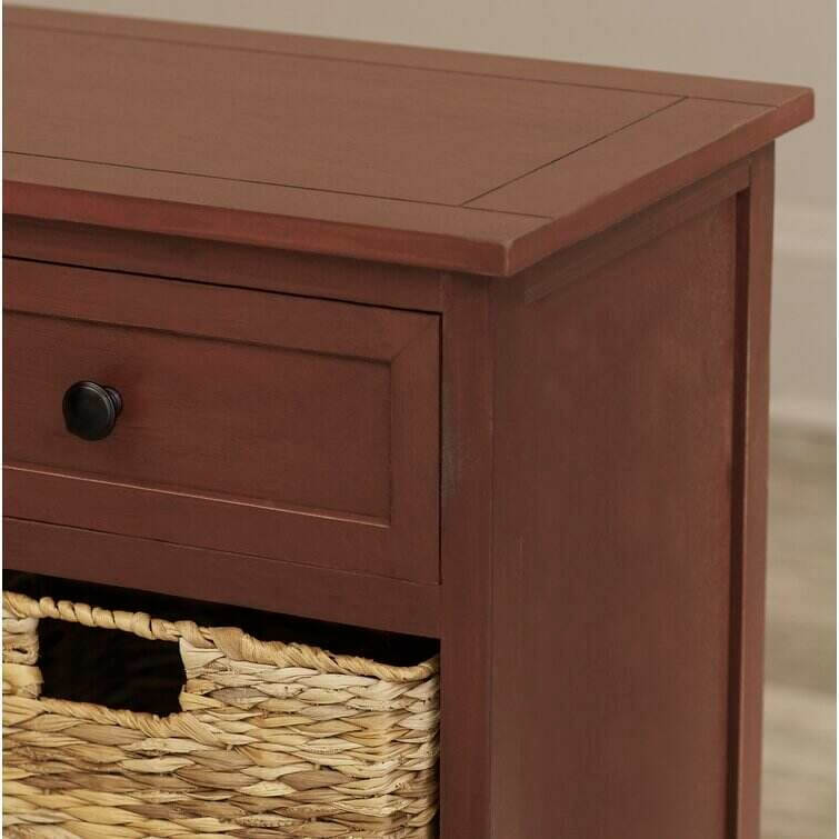 Swick 26'' Tall Solid Wood 2 - Drawer Accent Chest