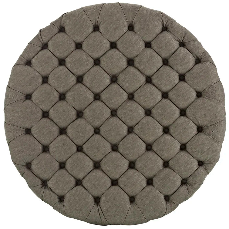 Modway Copper Grove Harrison Blue Amour Fabric Ottoman