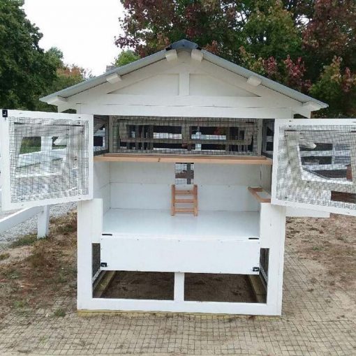 Outdoor Chicken Coop - 6′x12′x7.5′