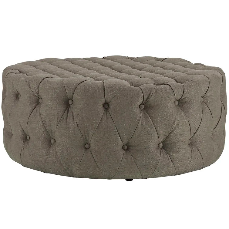 Modway Copper Grove Harrison Blue Amour Fabric Ottoman