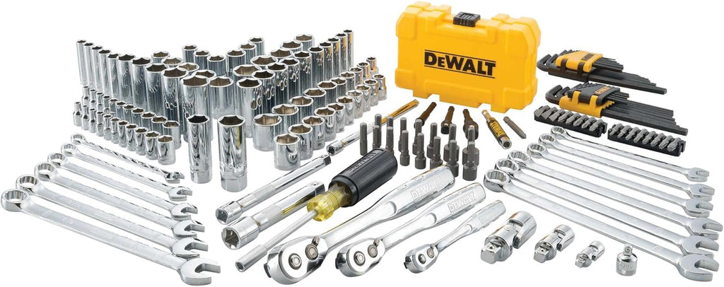 DEWALT Mechanics Tool Kit (DWMT73803) and Screwdriver & Drill Bit Set (DWA2FTS100)