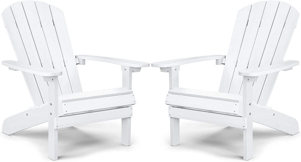 Weather Resistant Blue Recycled Plastic Outdoor Patio Chair (Set of 4)