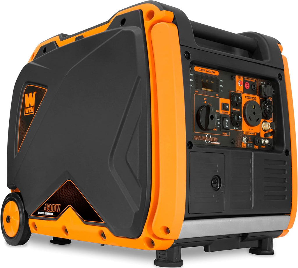 WEN 3800-Watt Inverter Generator, Electric Start, RV-Ready, Portable and Super Quiet with Fuel Shut-Off (56380i)