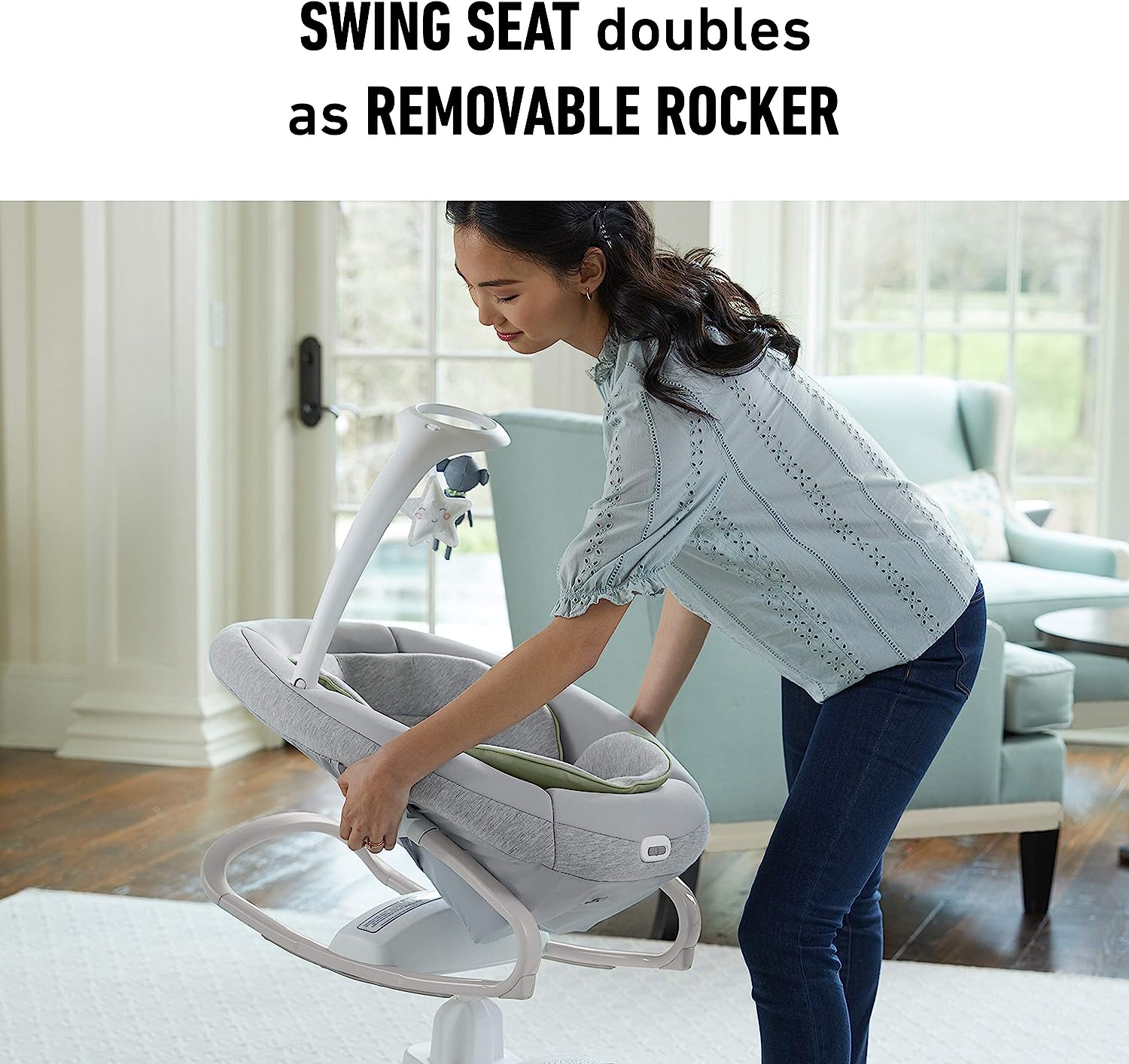 Versatile Baby Swing & Portable Rocker