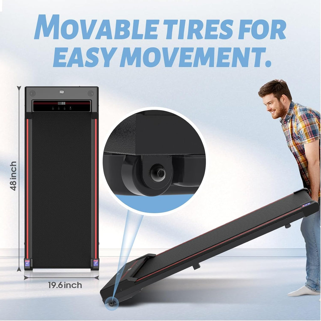 Sperax Walking Pad,3 in 1 Under Desk Treadmills for Home,320 Lbs Capacity Portable 2.5HP Walking Treadmill