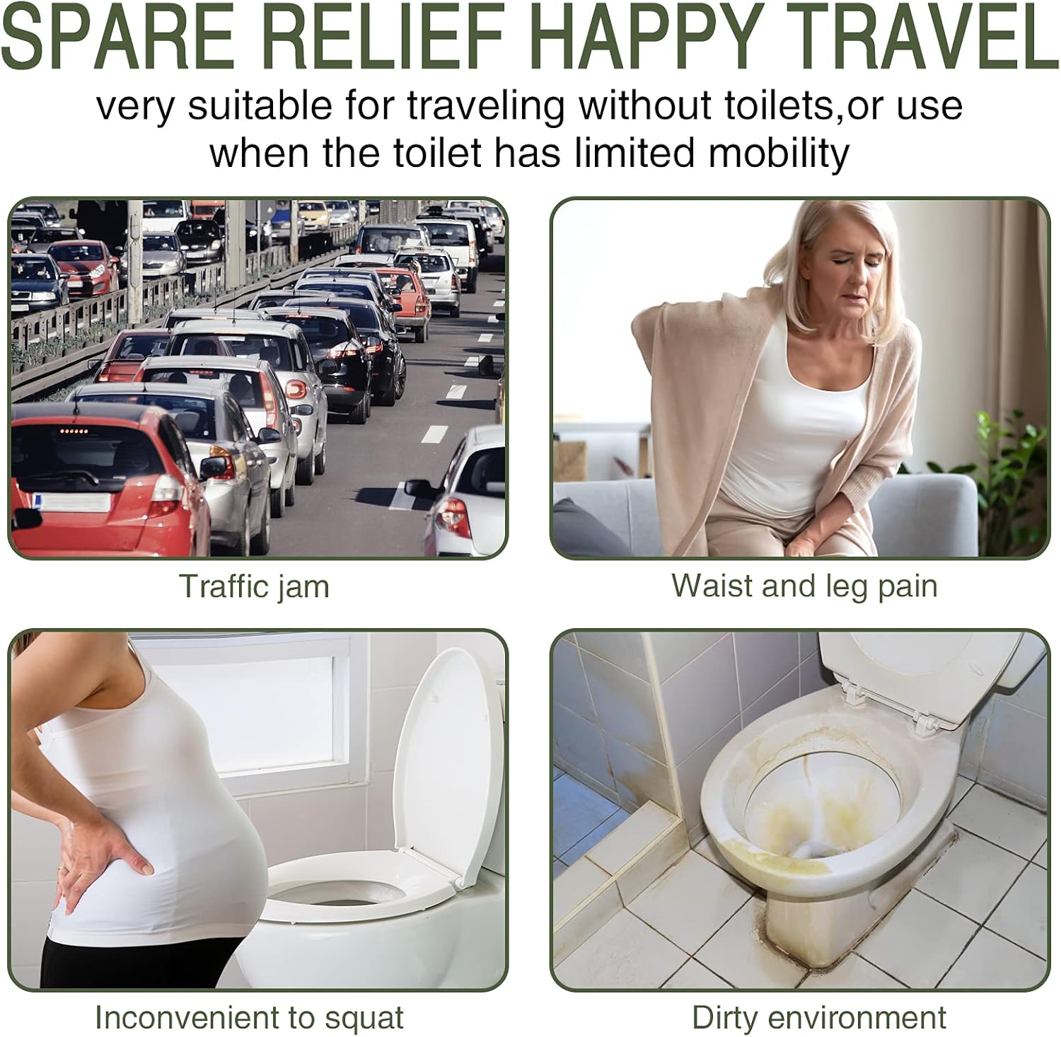 Female Urination Device,Reusable Silicone Female Urinal Foolproof Women Pee Funnel Allows Women to Pee Standing Up,Women's Urinal with Drawstring Bags is The Perfect Companion for Travel and Outdoor