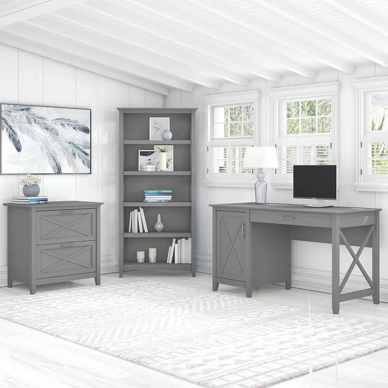 Huckins 3 Piece Rectangular Computer Desk Office Set