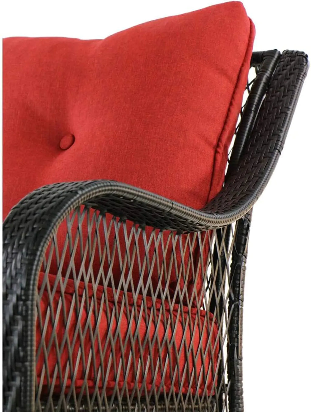 2025 New Hanover Orleans 5-Piece Steel Patio Fire Pit Conversation Set with Cushions, Swivel Gliders and Square Fire Pit Table