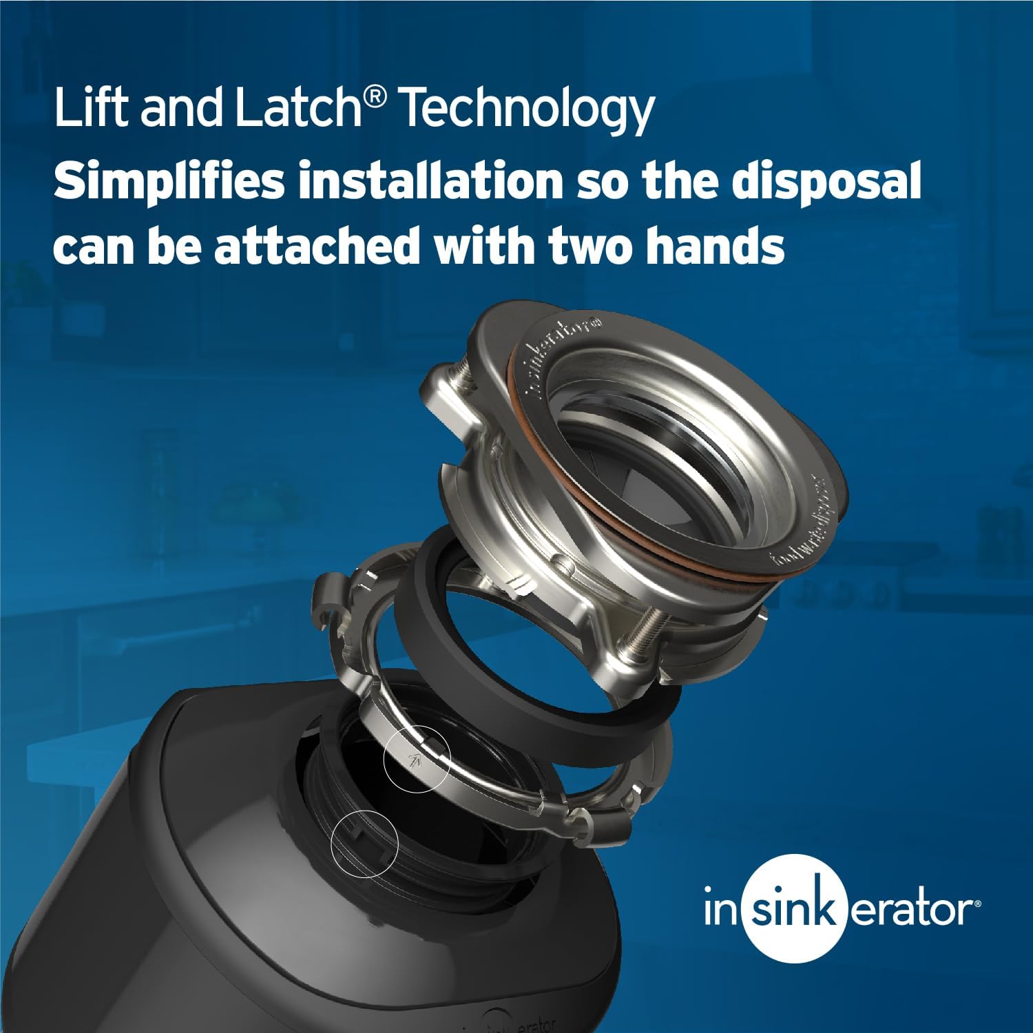 InSinkErator Badger 5 Garbage Disposal with Power Cord 1/2 HP Continuous Feed Food Waste Disposer + InSinkErator BOOST Injection System with Septic Guard Solution, Septic System Maintenance, BST-SG