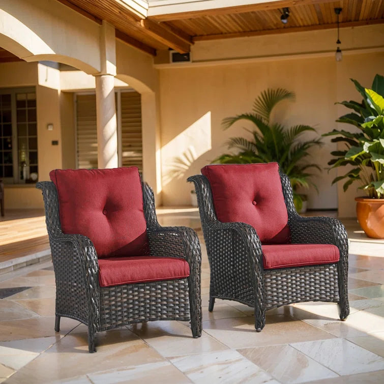 Bonia Wicker Rattan Outdoor Chairs