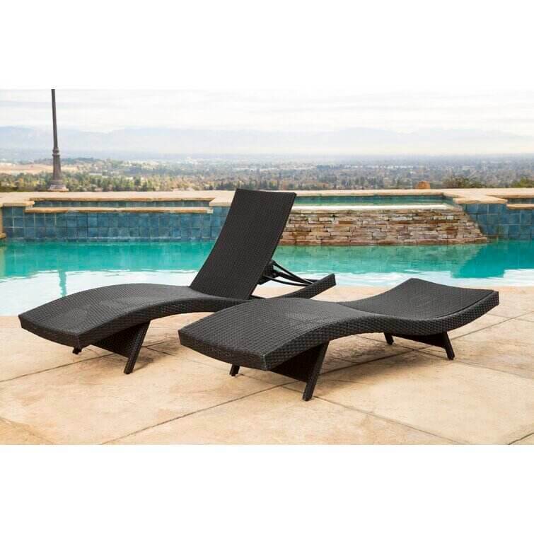 Mirabel 79'' Long Reclining Single Chaise (Set of 2)