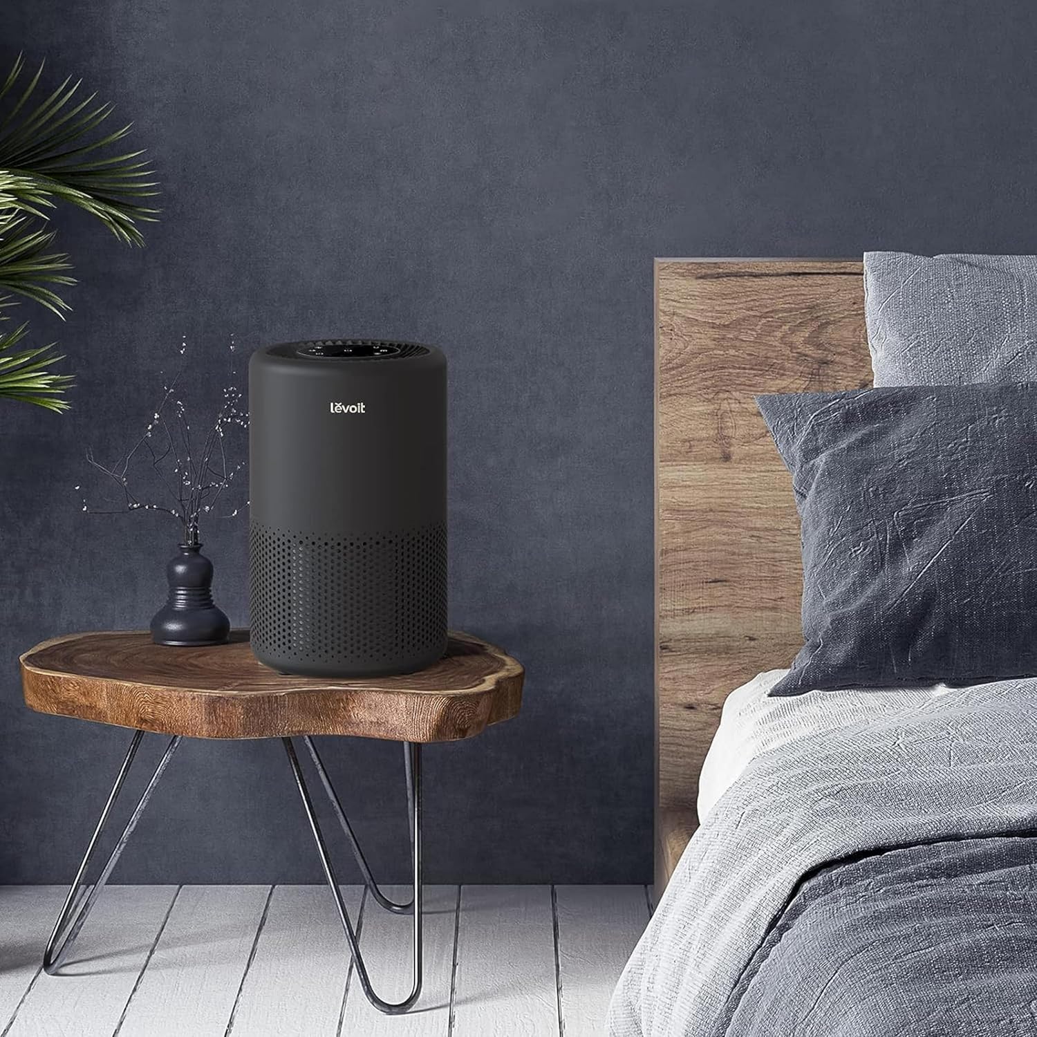 LEVOIT Air Purifier for Home Bedroom, Smart WiFi Alexa Control, Covers up to 916 Sq.Foot, 3 in 1 Filter for Allergies, Pollutants, Smoke, Dust, 24dB Quiet for Bedroom, Core 200S-P, White