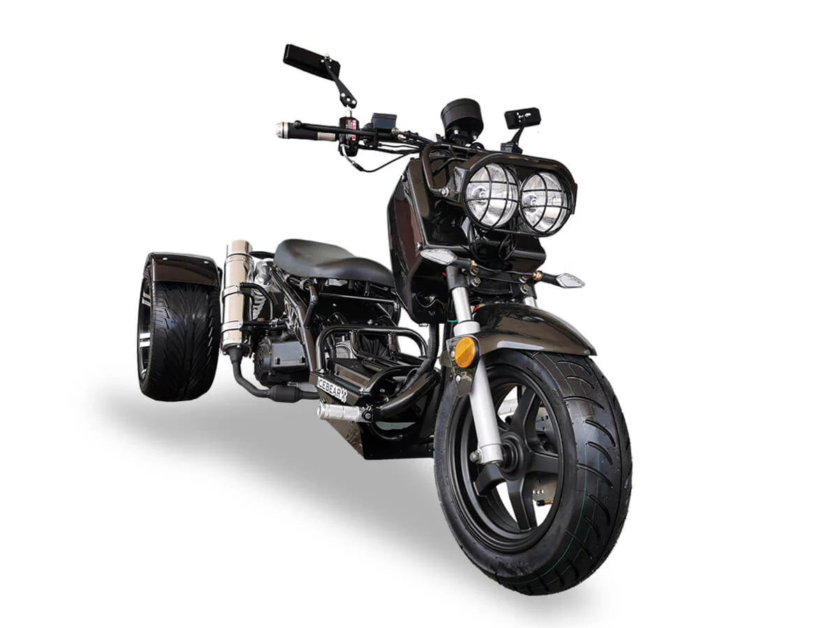 Maddog 150cc Street Trike, Automatic, Disc Brakes, 14 inch Aluminum Rear Wheels