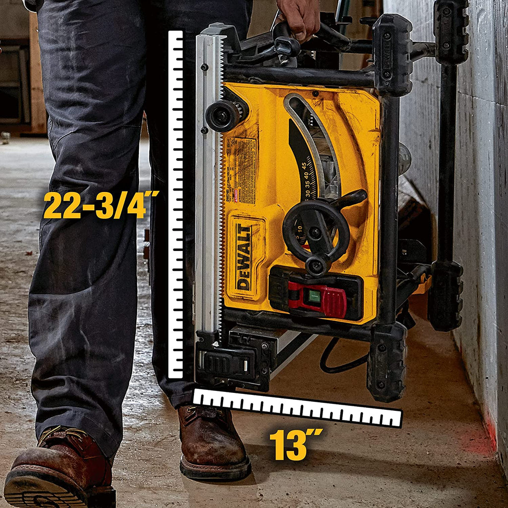DEWALT 15 Amp 8-1/4 in. Compact Portable Jobsite Table Saw (DWE7485)