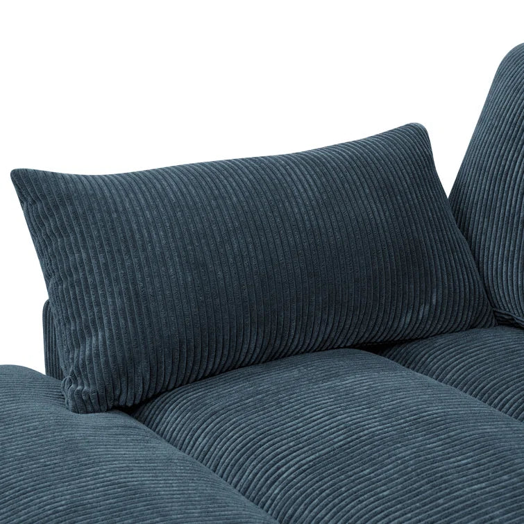 Mordecai 90'' Corduroy Sleeper Sofa
