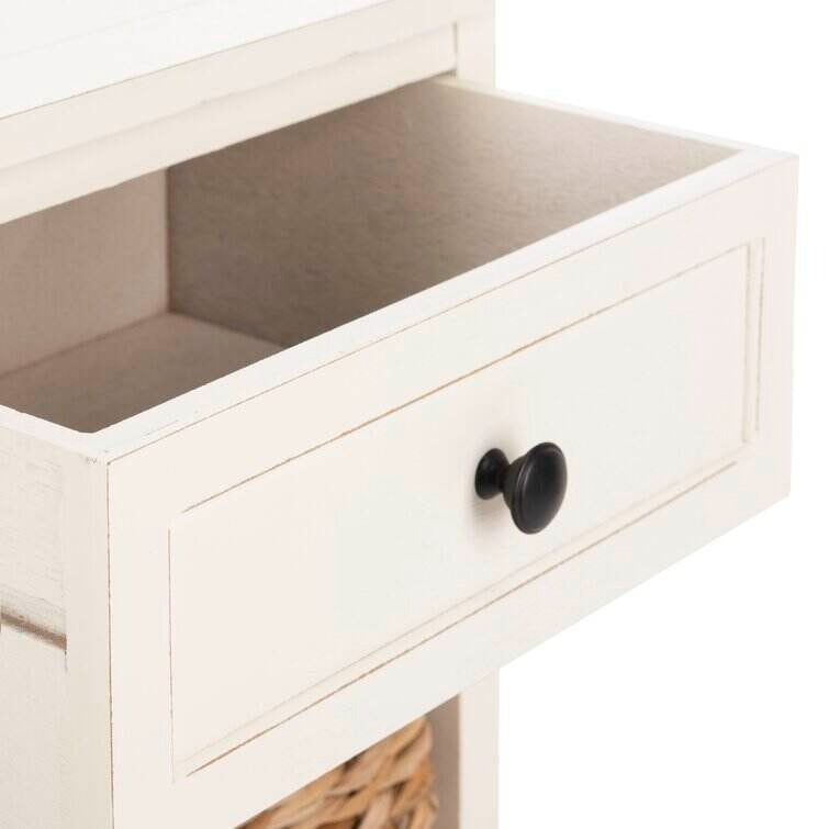 Swick 26'' Tall Solid Wood 2 - Drawer Accent Chest