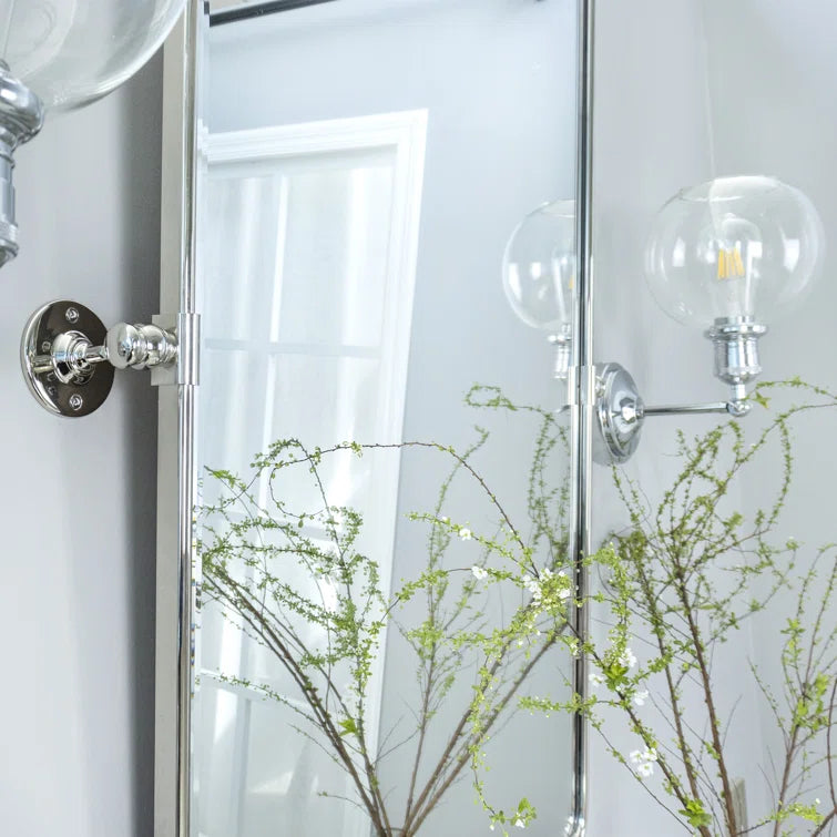 Woodvale Metal Framed Wall Mounted Bathroom / Vanity Mirror