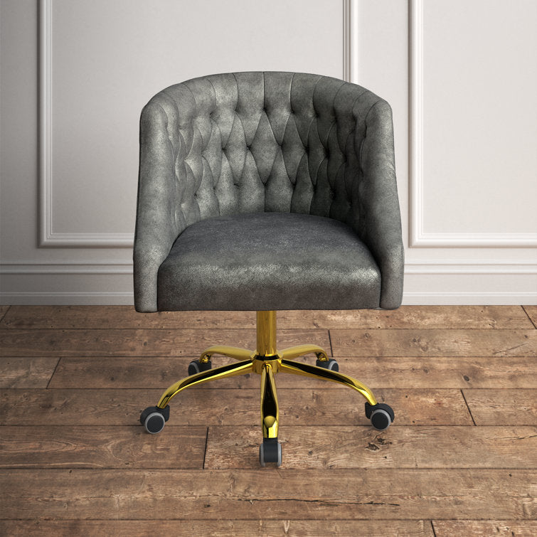 Louise Velvet Hand-Curated Task Chair