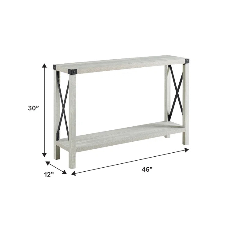 Larenda Entryway Table with Open Shelf Storage