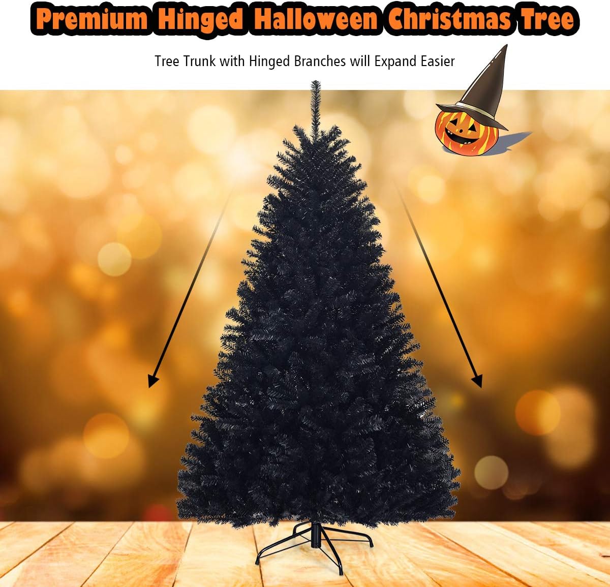 Goplus 7ft Artificial White Christmas Tree Xmas Pine Tree with Solid Metal Legs Perfect for Indoor and Outdoor Holiday Decoration