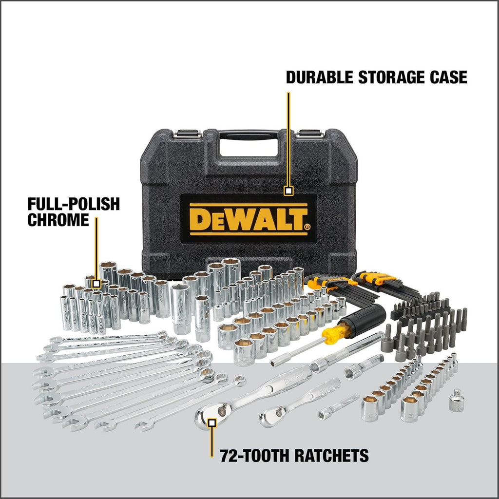 DEWALT Mechanics Tool Set (205-piece) and Screwdriver Bit Set (40-Piece)