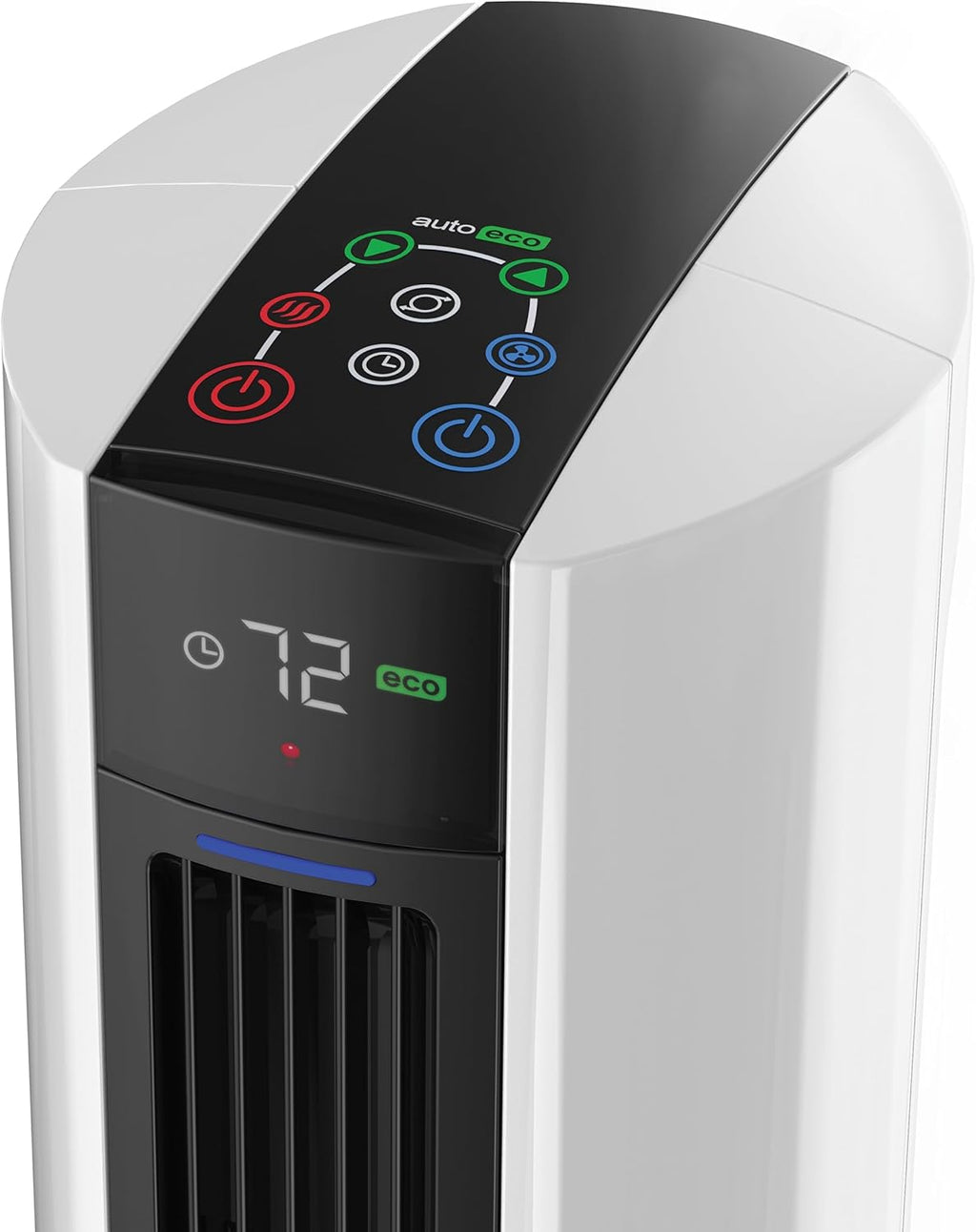 Lasko Oscillating All Season Tower Fan and Space Heater in One for Home with Adjustable Thermostat, Tip-Over Switch, 4 Fan Speeds, 3 Heat Settings and Remote Control, 42 Inches, 1500W, Gray, FH515