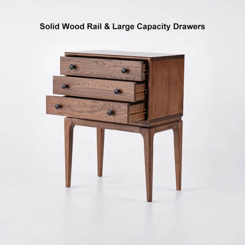 Tanic Mid Century Modern Chest Cabinet with Storage
