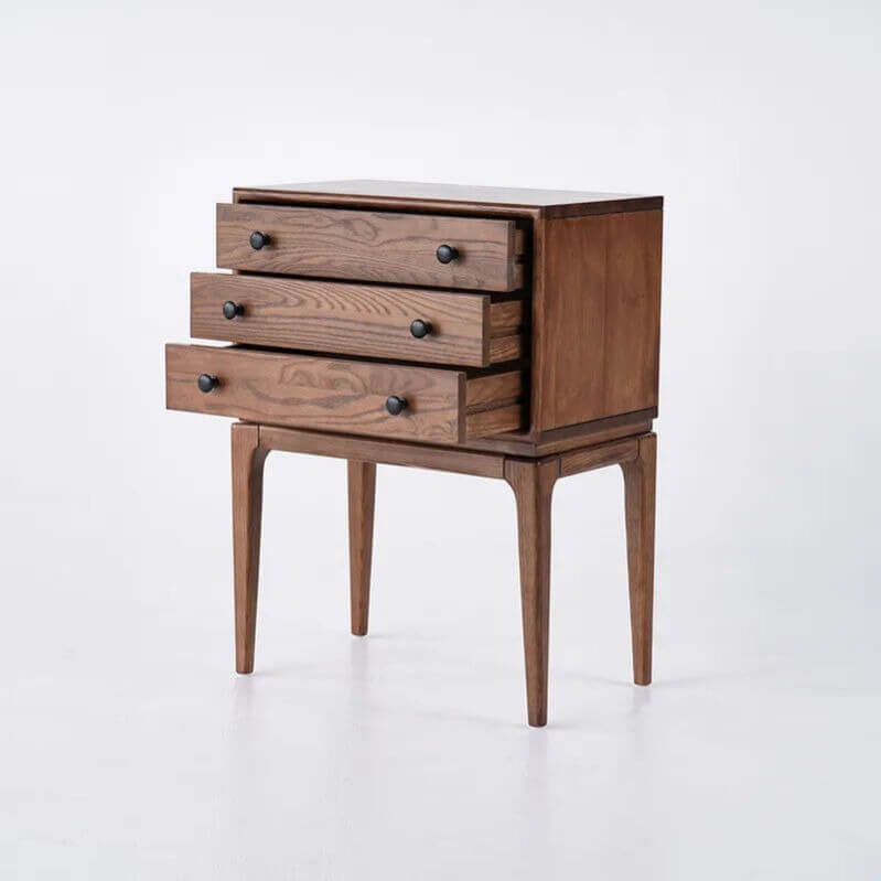 Tanic Mid Century Modern Chest Cabinet with Storage