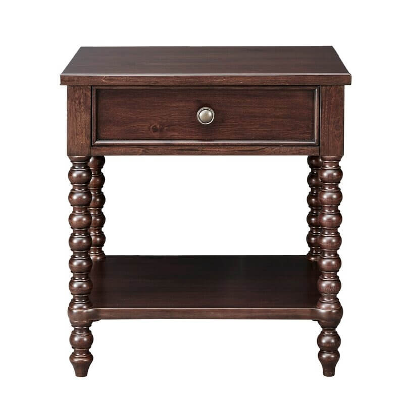 Beckett One Drawer Solid Wood Nightstand