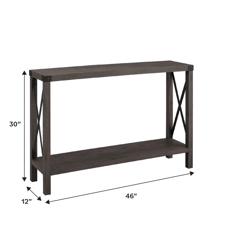 Larenda Entryway Table with Open Shelf Storage