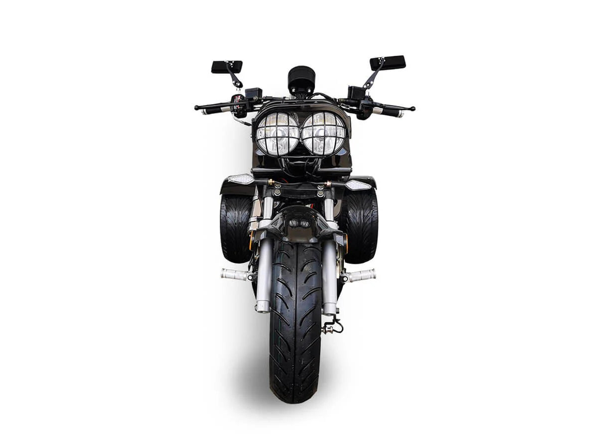 Maddog 150cc Street Trike, Automatic, Disc Brakes, 14 inch Aluminum Rear Wheels