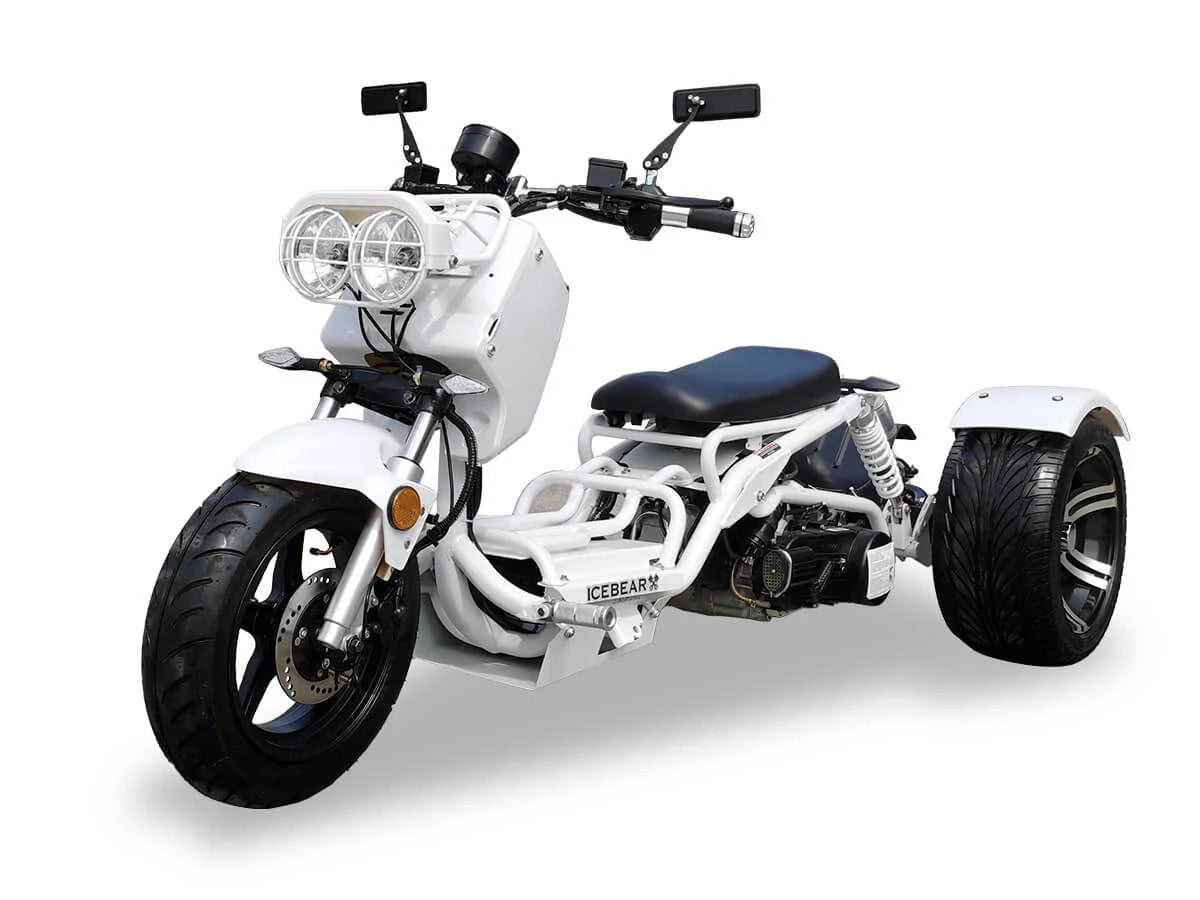 Maddog 150cc Street Trike, Automatic, Disc Brakes, 14 inch Aluminum Rear Wheels