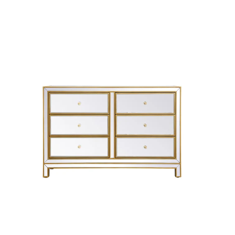 Fairgrove 6 Drawer 48'' W Double Dresser