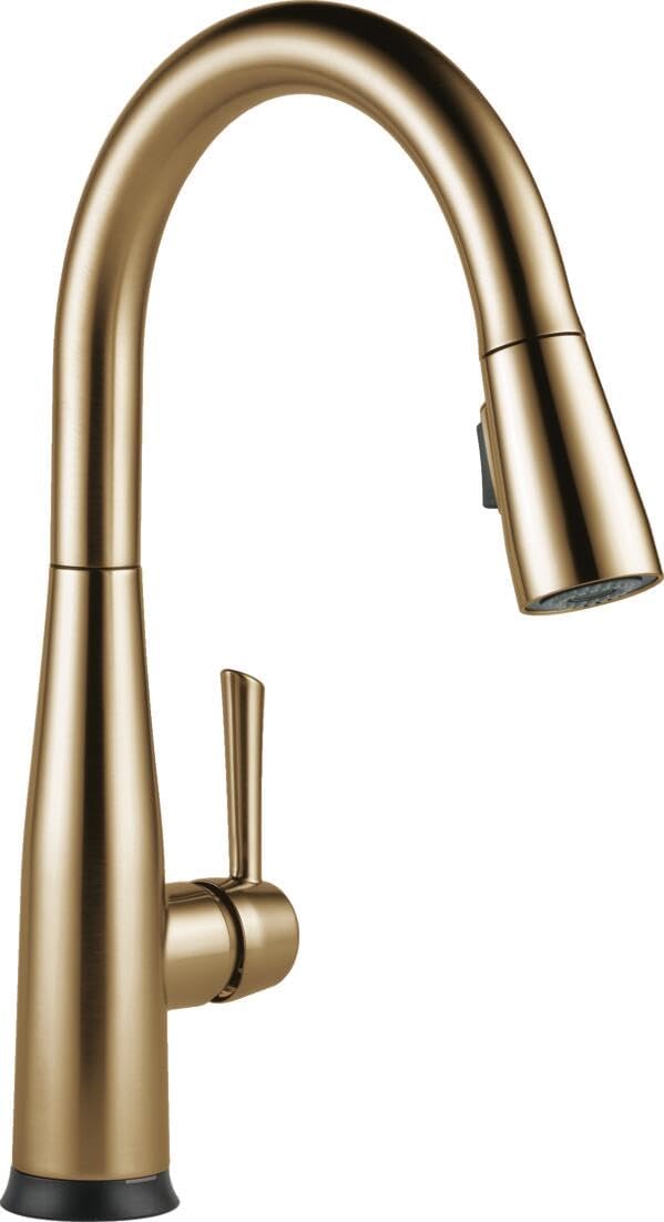 Delta Essa Touchless Kitchen Faucet with Touch Technology, Brushed Nickel Kitchen Sink Faucet with Pull Down Sprayer, Single Hole, Arctic Stainless 9113TL-AR-DST