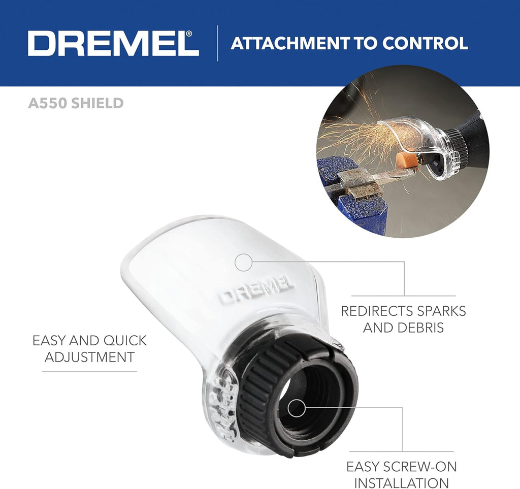 Dremel 4300-9/64 Versatile Rotary Tool Kit with Flex Shaft - 9 Attachments & 64 Accessories - Ideal for Engraving, Etching, Sanding, and Polishing