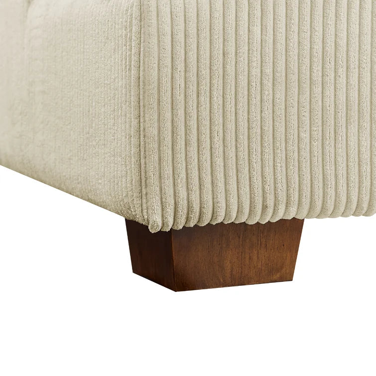 Mordecai 90'' Corduroy Sleeper Sofa