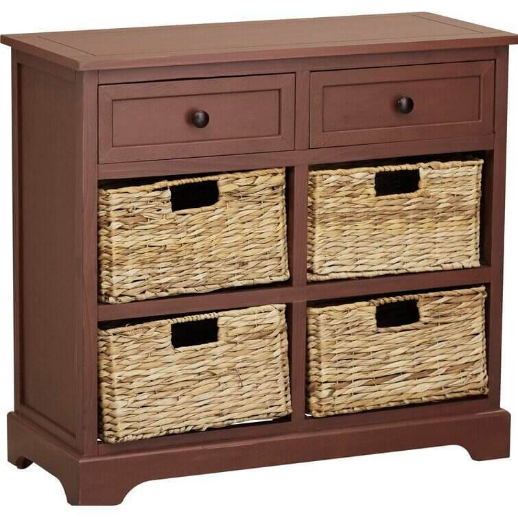 Swick 26'' Tall Solid Wood 2 - Drawer Accent Chest