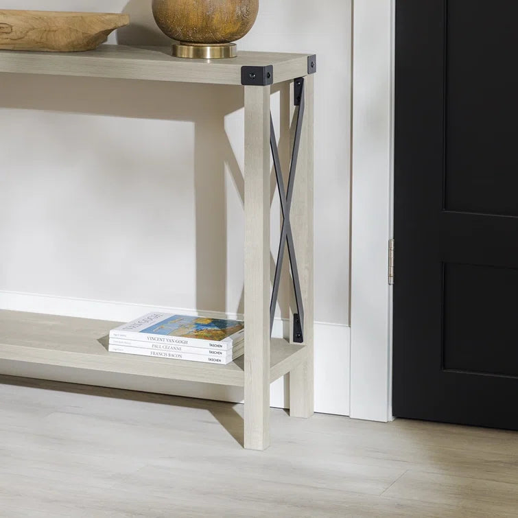 Larenda Entryway Table with Open Shelf Storage