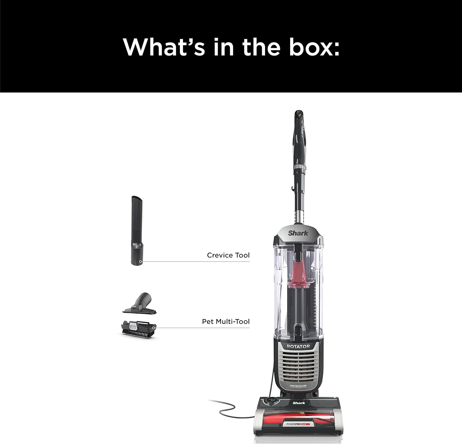 Shark NV752 Rotator Powered Lift-Away TruePet Upright Vacuum with HEPA Filter, Large Dust Cup Capacity, LED Headlights, Upholstery Tool, Perfect Pet Power Brush & Crevice Tool, Bordeaux